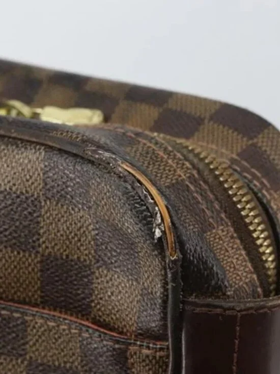 LOUIS VUITTON Damier Ebene Olaf PM Shoulder Bag N41442 LV Auth ka1987 - Picture 9 of 15